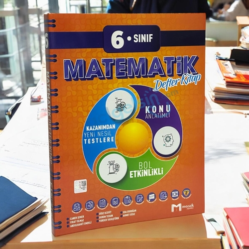 6. Sınıf Matematik İntro Defter Kitap Mozaik Yayınları