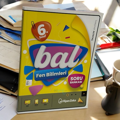 6.sınıf Bal Fen Bilimleri Soru Bankası Hiper Zeka Yayınları