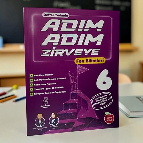 6.sınıf Fen Bilimleri Adım Adım Etkinlikli Konu Anlatımlı Soru Bankası Newton Yayınları