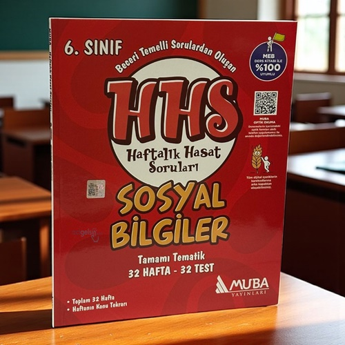 6.sınıf Sosyal Bilgiler Haftalık Hasat Soruları Muba Yayınları