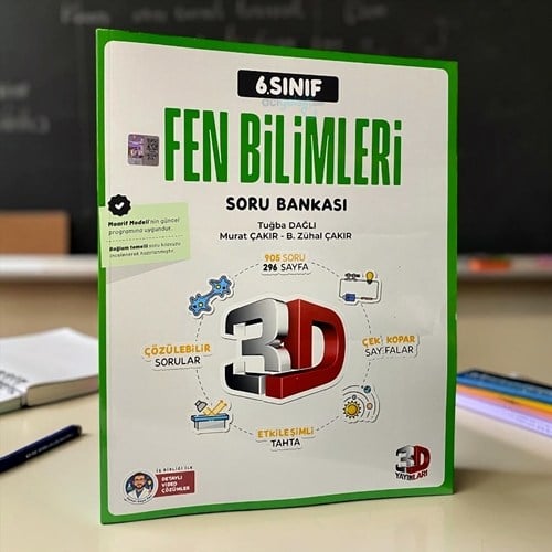 6. Sınıf Fen Bilimleri Soru Bankası 3d Yayınları