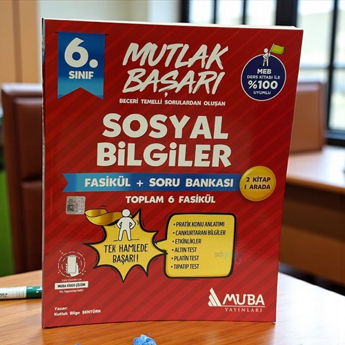 6. Sınıf Sosyal Bilgiler Fasikül Soru Bankası Muba Yayınları