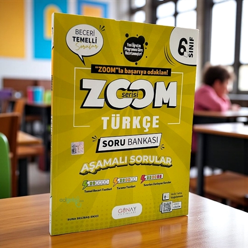 6. Sınıf Zoom Türkçe Soru Bankası Günay Yayınları