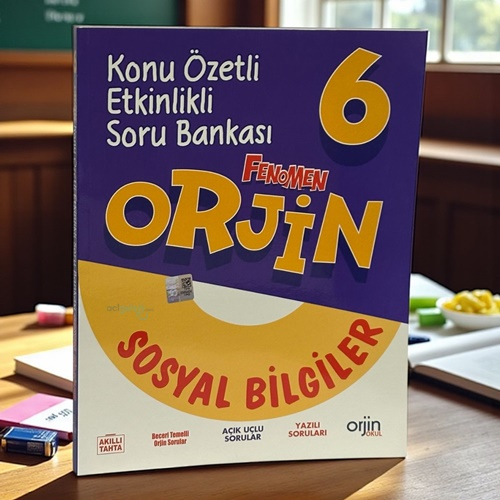6.sınıf Sosyal Bilimler Konu Özetli Soru Bankası Fenomen Orjin Yayınları