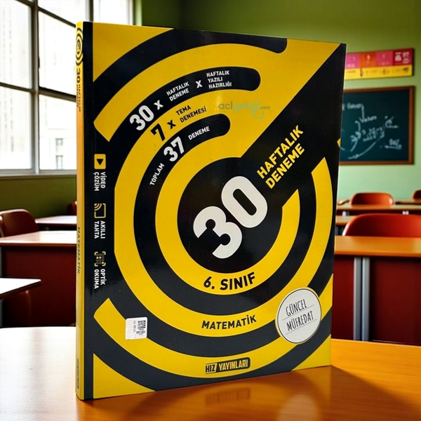 6.sınıf Matematik 30 Haftalık Deneme Hız Yayınları