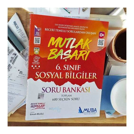 6.sınıf Sosyal Bilgiler Mutlak Başarı Soru Bankası Muba Yayınları