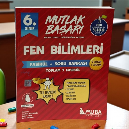 6. Sınıf Fen Bilimleri Fasikül Soru Bankası Muba Yayınları