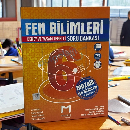 6. Sınıf Fen Bilimleri Soru Bankası Mozaik Yayınları