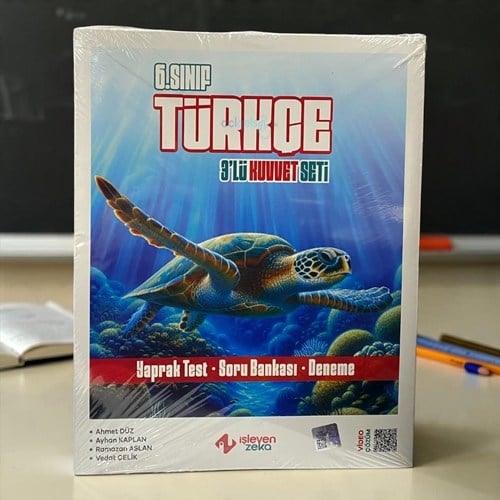 6. Sınıf Türkçe 3 Lü Kuvvet Serisi Seti İşleyen Zeka Yayınları