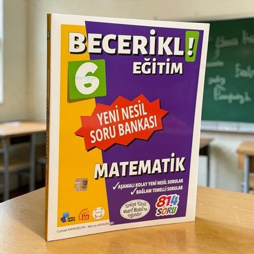 6.sınıf Becerikli Eğitim Matematik Yeni Nesil Soru Bankası Fenomen Yayınları