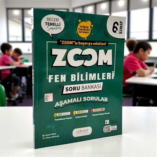 6. Sınıf Zoom Fen Bilimleri Soru Bankası Günay Yayınları