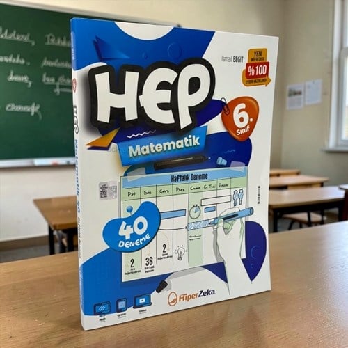6. Sınıf Hep Matematik 40 Haftalık Deneme Hiper Zeka Yayınları