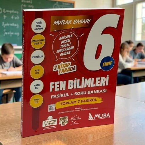 6.sınıf Fen Bilimleri Fasikül Soru Bankası Muba Yayınları