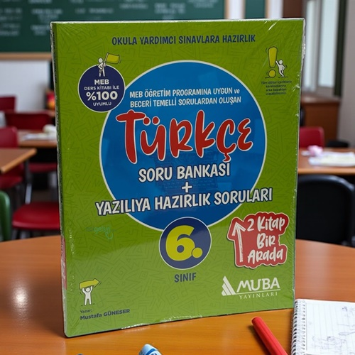 6. Sınıf Türkçe Soru Bankası Muba Yayınları