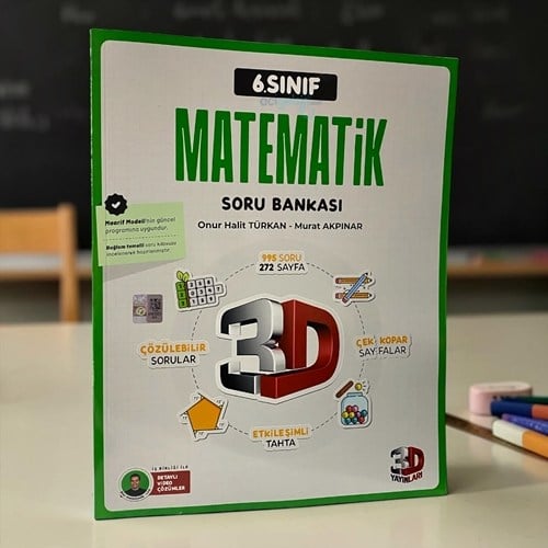 6.sınıf Matematik Soru Bankası 3d Yayınları