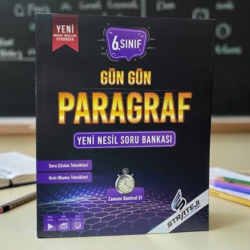 6.sınıf Gün Gün Paragraf Soru Bankası Strateji Yayınları