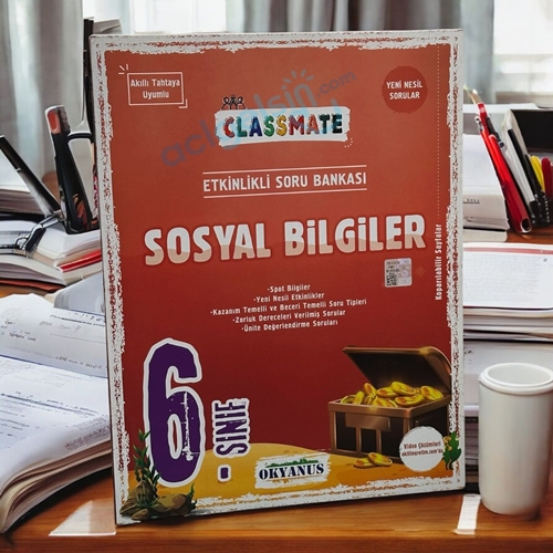 6. Sınıf Classmate Sosyal Bilgiler Soru Bankası Okyanus Yayınları