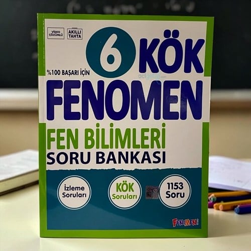 6 Kök Fen Bilimleri Soru Bankası Fenomen Yayınları