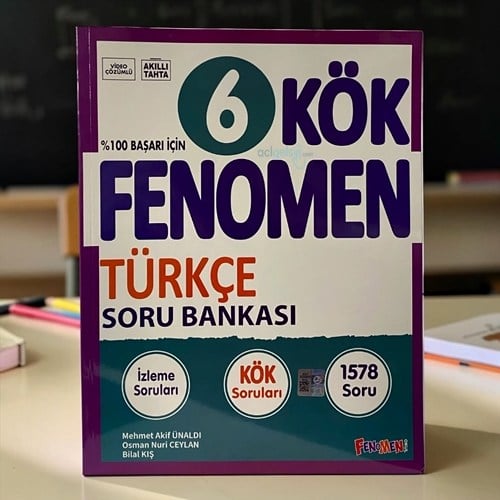 6 Kök Türkçe Soru Bankası Fenomen Yayınları