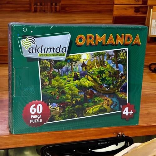 60 Parça Puzzle Ormanda