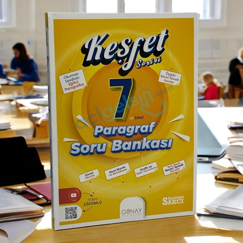 7. Sınıf Paragraf Keşfet Soru Bankası Günay Yayınları