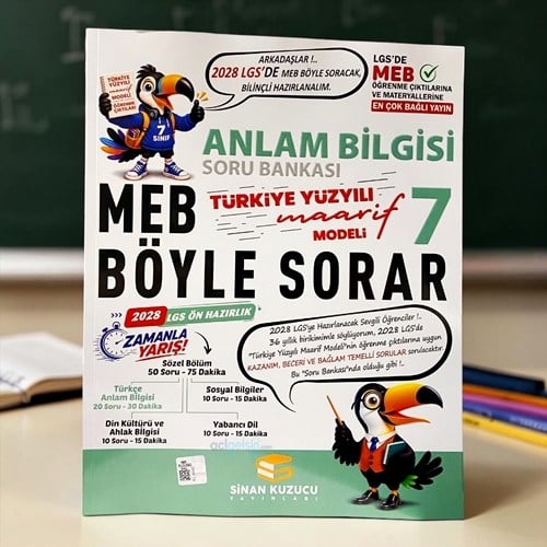 7. Sınıf Anlam Bilgisi Soru Bankası Sinan Kuzucu Yayınları 2028