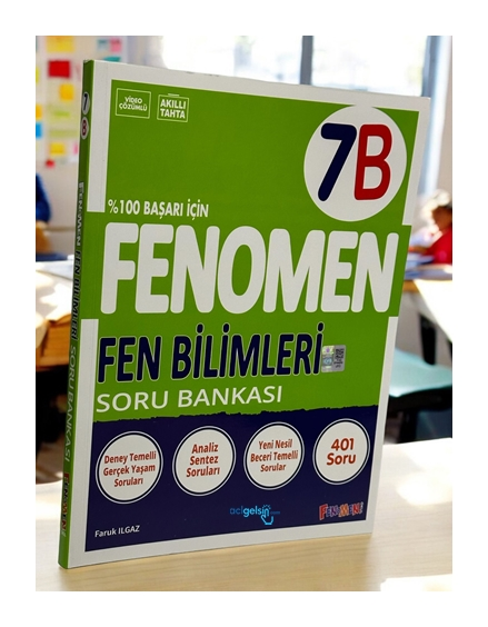 7.sınıf Fen Bilimleri Soru Bankası Fenomen B