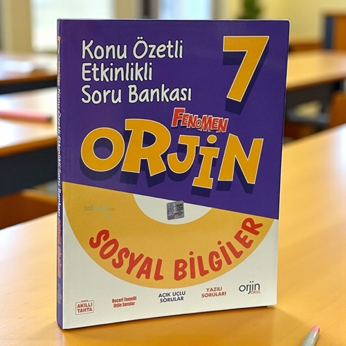 7.sınıf Sosyal Bilgiler Konu Özetli Soru Bankası Fenomen Orjin Yayınları