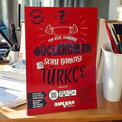 7. Sınıf Güçlendiren Türkçe Soru Bankası Ankara Yayınları