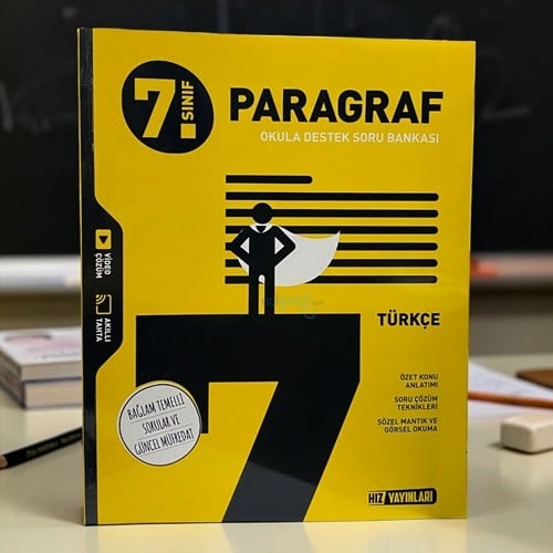 7. Sınıf Paragraf Okula Destek Soru Bankası Hız Yayınları
