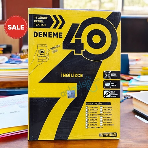 7. Sınıf 40 Lı İngilizce Deneme Hız Yayınları