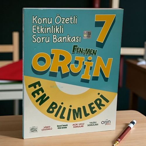 7.sınıf Fen Bilimleri Konu Özetli Soru Bankası Fenomen Orjin Yayınları