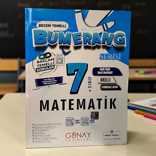 7. Sınıf Bumerang Etkinlikli Matematik Günay Yayınları