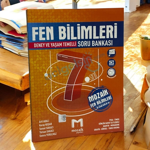 7. Sınıf Fen Bilimleri Soru Bankası Mozaik Yayınları