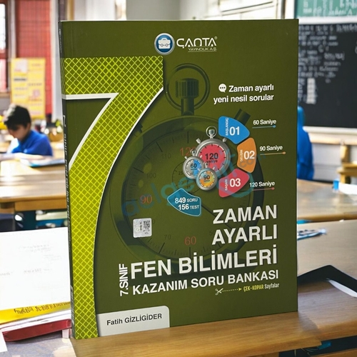 7.sınıf Fen Bilimleri Zaman Ayarlı Kazanım Soru Bankası