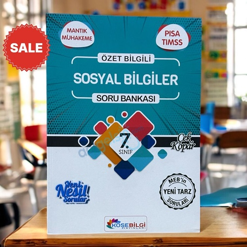 7.sınıf Sosyal Bilgiler Özet Bilgili Soru Bankası Köşebilgi Yayınları