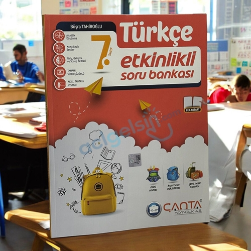 7. Sınıf Türkçe Etkinlikli Kazanım Soru Bankası Çanta Yayınları