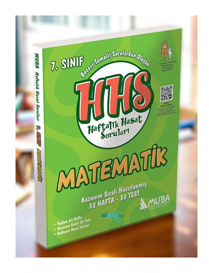 7.sınıf Matematik Haftalık Hasat Soruları Muba Yayınları