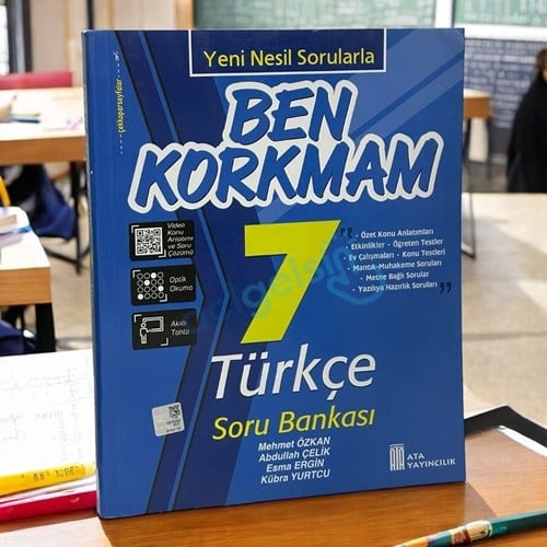7. Sınıf Ben Korkmam Türkçe Soru Bankası Ata Yayınları