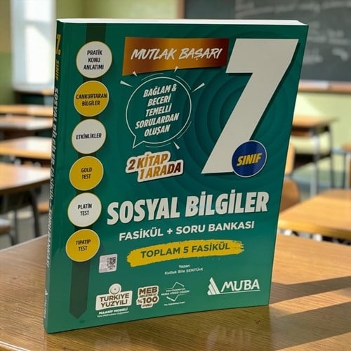 7.sınıf Sosyal Bilgiler Fasikül Soru Bankası Muba Yayınları