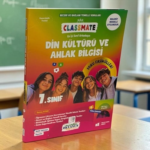 7. Sınıf Classmate Din Kültürü Ve Ahlak Bilgisi Soru Fasikülleri Okyanus Yayınları