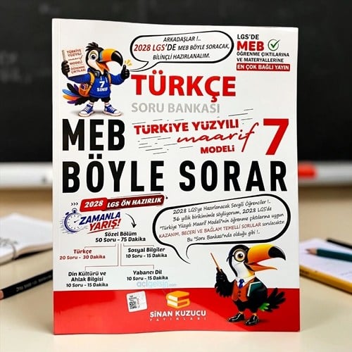 7. Sınıf Türkçe Soru Bankası Sinan Kuzucu Yayınları 2028