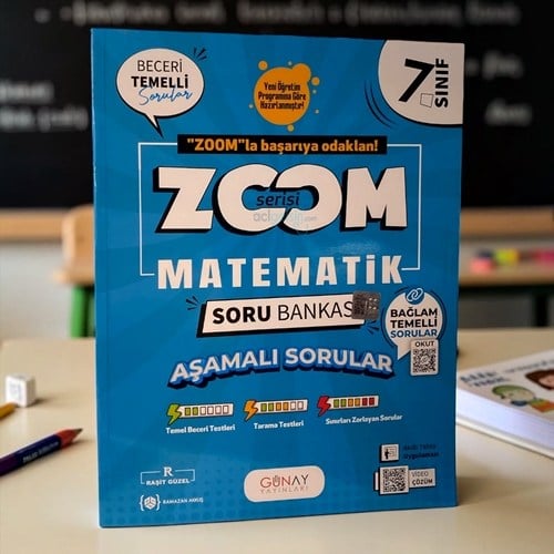 7. Sınıf Zoom Serisi Matematik Soru Bankası Günay Yayınları