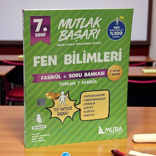 7.sınıf Mutlak Başarı Fen Bilimleri Fasiküller+soru Bankası Muba Yayınları