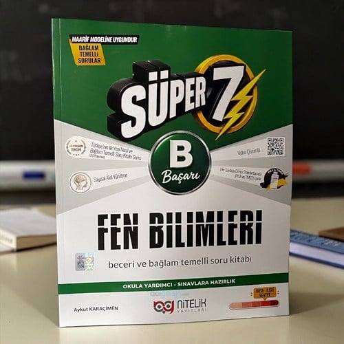 7. Sınıf Fen Bilimleri B Beceri Ve Bağlam Temelli Soru Kitabı Nitelik Yayınları