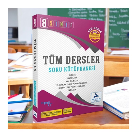 8.sınıf Tüm Dersler Soru Kütüphanesi Paraf Yayınları