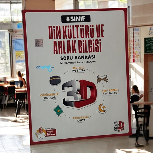 8. Sınıf Din Kültürü Ve Ahlak Bilgisi Soru Bankası 3d Yayınları