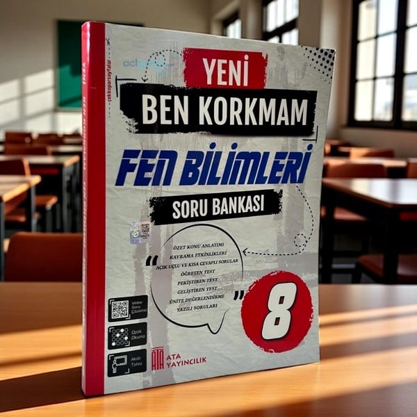 8. Sınıf Yeni Ben Korkmam Fen Bilimleri Soru Bankası