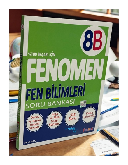 8. Sınıf Fen Bilimleri Soru Bankası Fenomen B