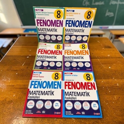 8.sınıf Matematik 6 Kitap Fasikül Fenomen Yayınları